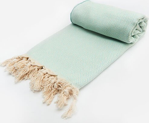 Yeye Ręcznik hammam DIAMOND 100% bawełna YEYE Miętowy