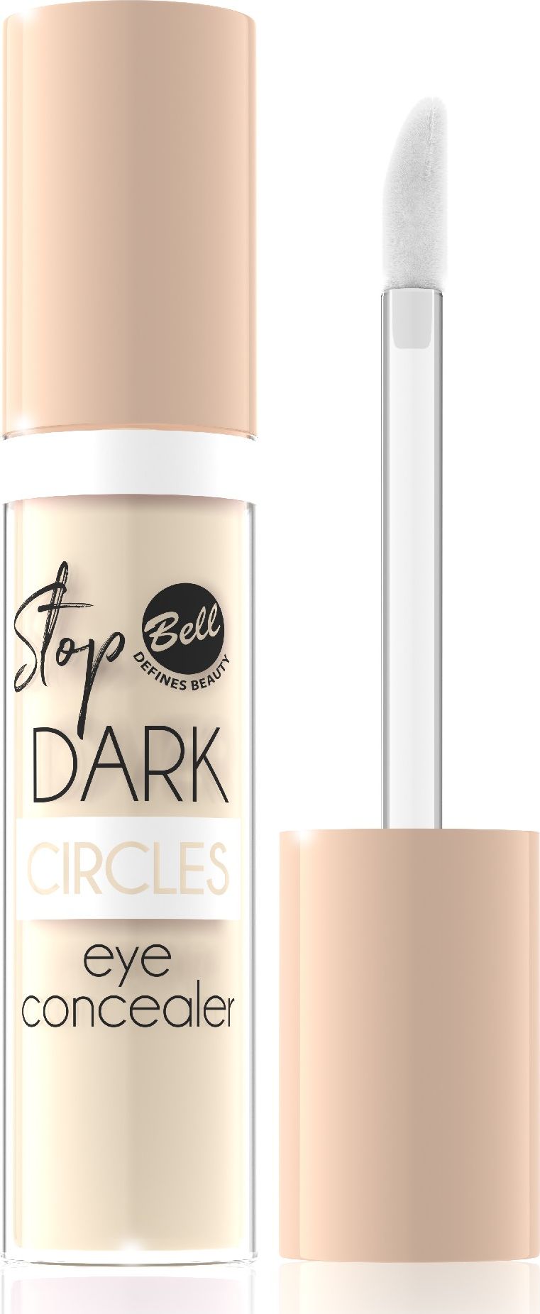 Bell Stop Dark Circles Korektor rozświetlający pod oczy w płynie 02 True Ivory