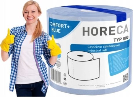 Horeca Czyściowo papierowe niebieskie typ 800/18 200m