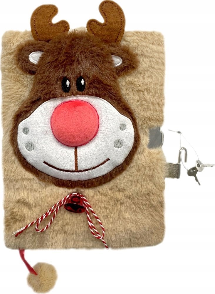 St. Majewski Pamiętnik z kłódką 3D włochacz A5 96k My Little Friend Rudolf