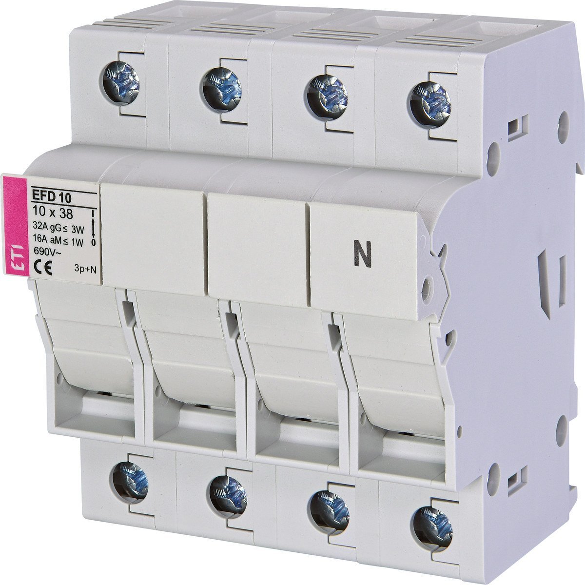 ETI Rozłącznik bezpiecznikowy EFD 10 3p+N