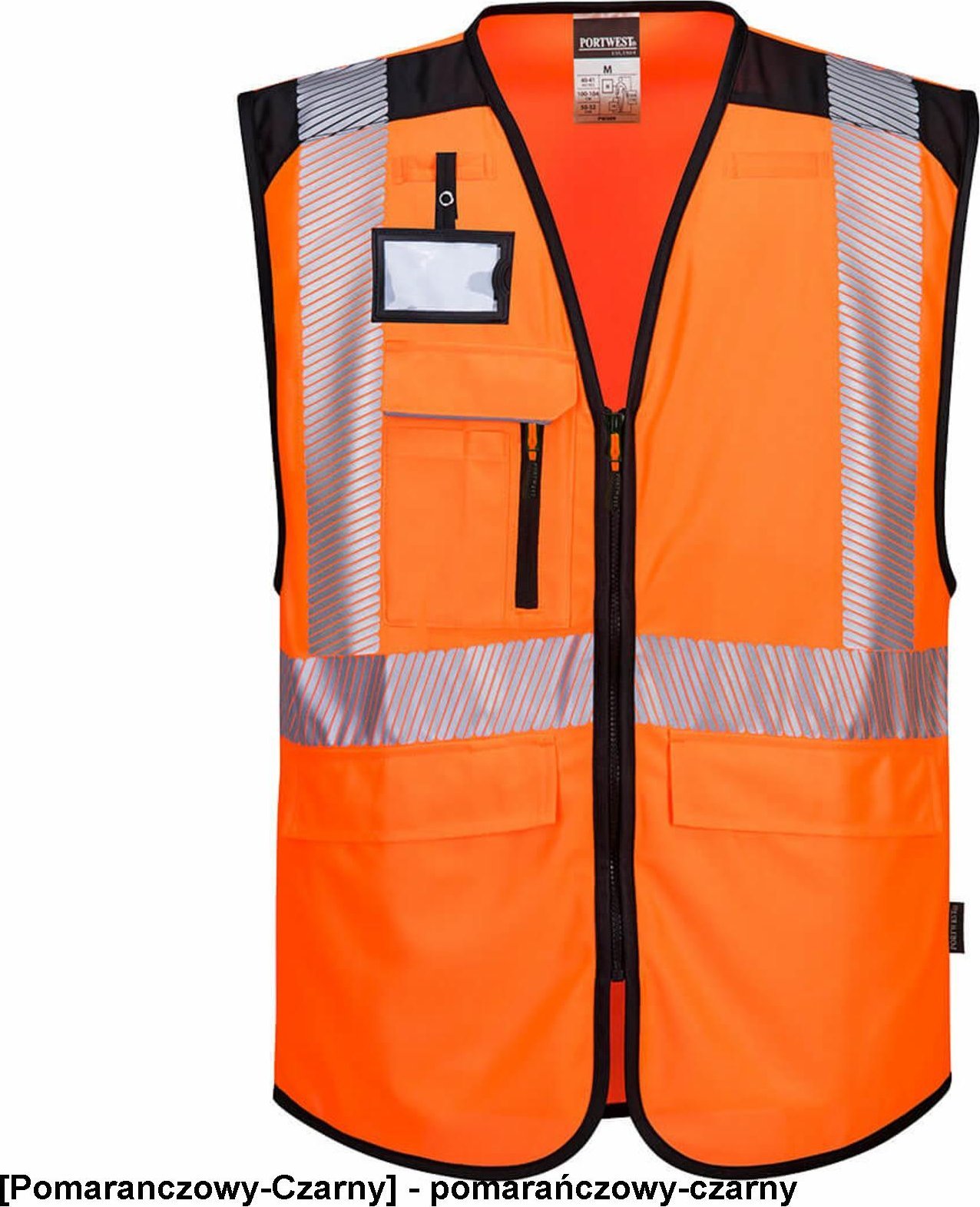 Portwest PW309 - Kamizelka ostrzegawcza PW3 Executive - pomarańczowy-czarny S