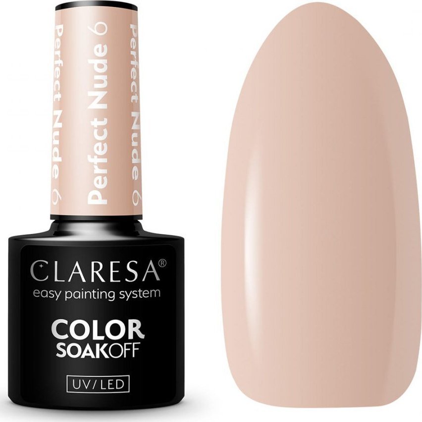 Claresa CLARESA Lakier Hybrydowy PERFECT NUDE 06