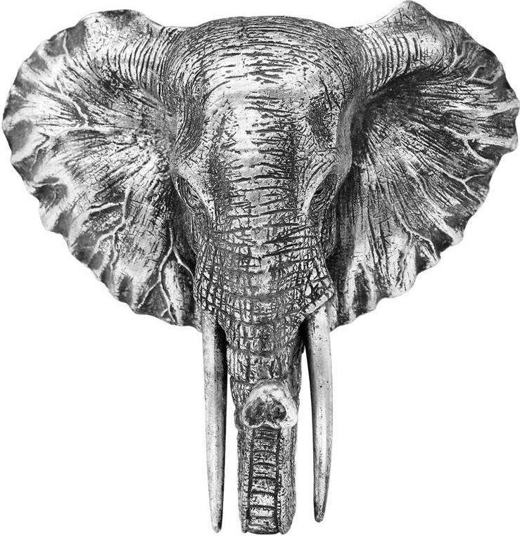 Art-Pol Ozdoba Wisząca Bond Słoń Srebrna 26x26x15