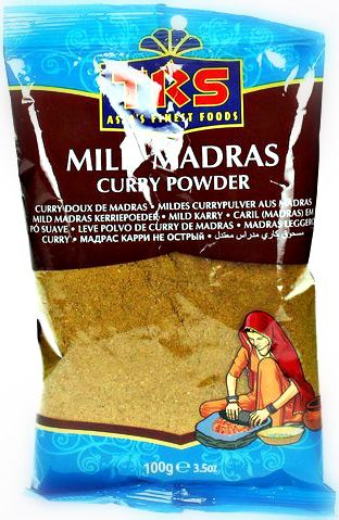 TRS Curry Madras łagodne 100g - TRS