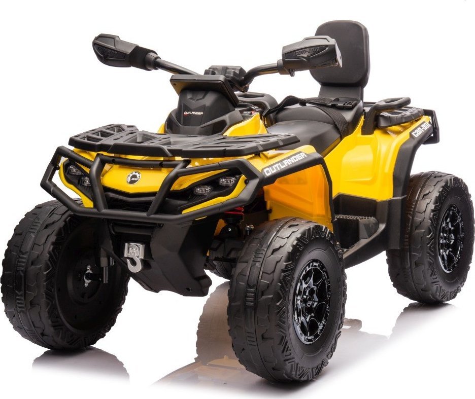 Quad Can Am Outlander ATV z Pilotem Żółty