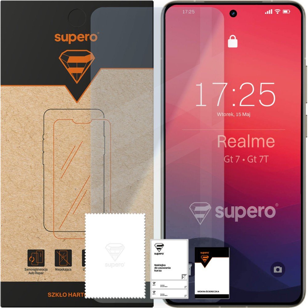 Szkło hartowane do Realme GT 7/GT 7T Supero