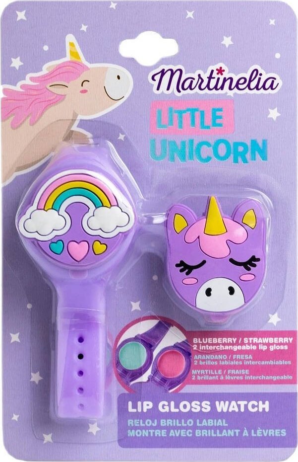 Martinelia Little Unicorn Play Watch błyszczyk do ust w zegarku