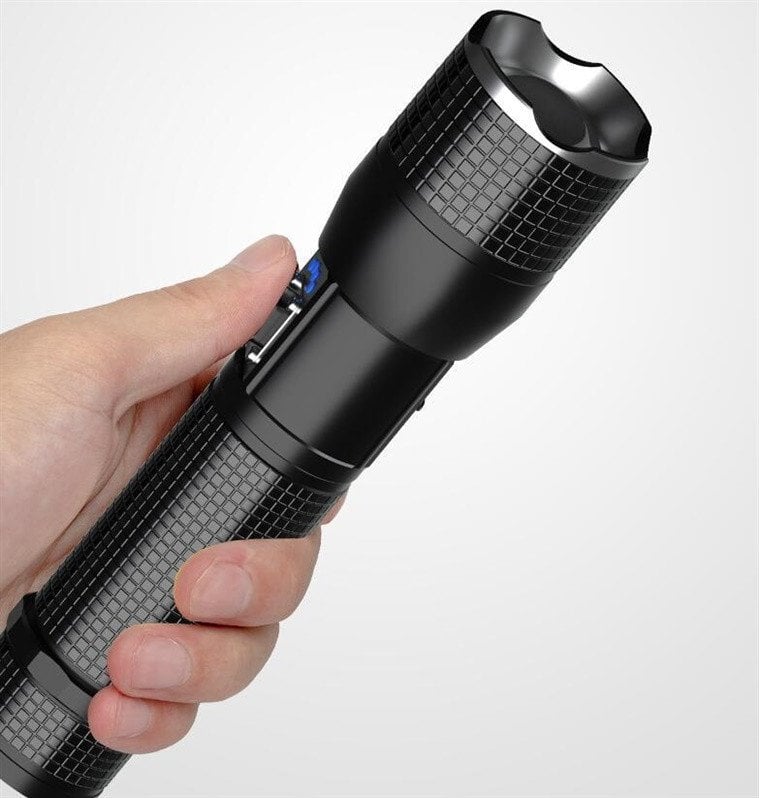 RECHAR LED FLASHL SD-3828 15W 1000LM USB