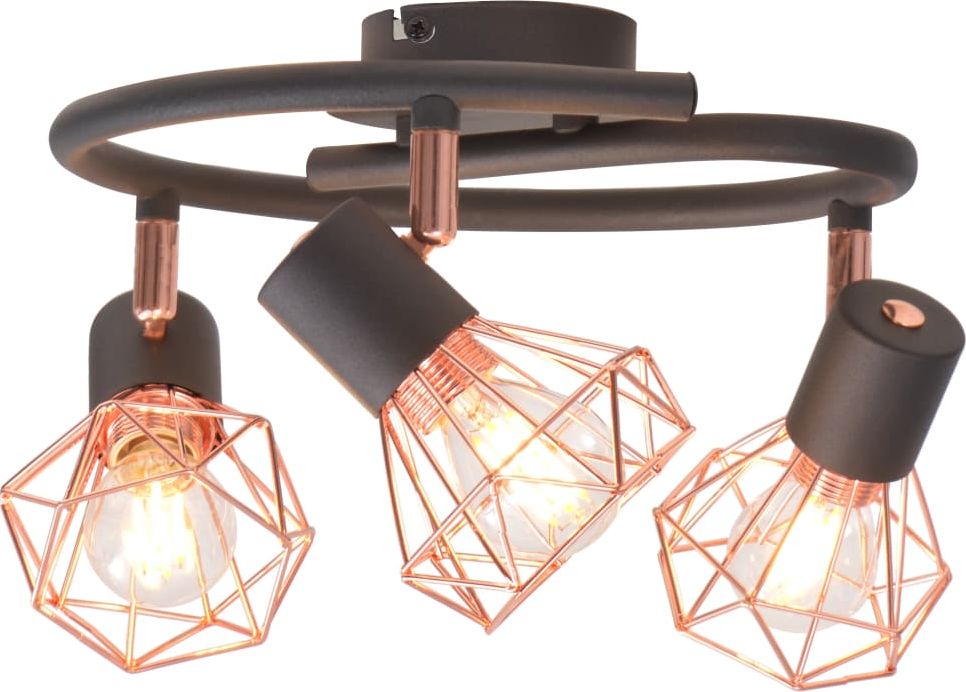 Lampa sufitowa Lumes Okrągła lampa sufitowa w stylu loftowym - EX29-Serta