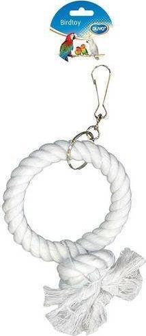 Duvo+ DUVO+ ZABAWKA DLA PTAKÓW RING ZE SZNURA 30cm 4745005
