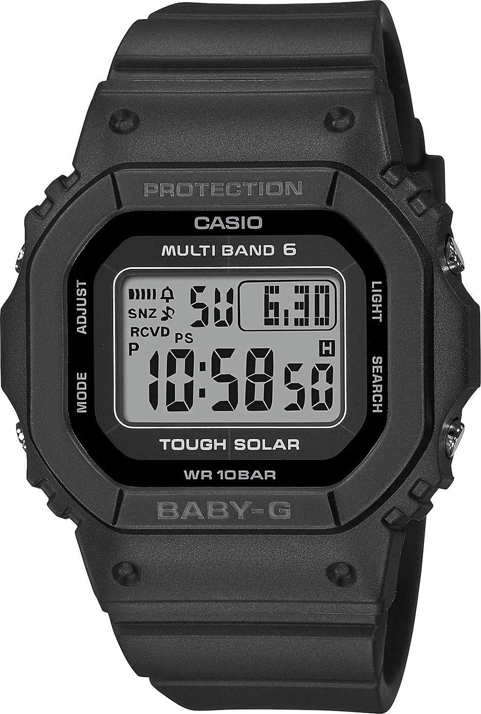 Zegarek sportowy BABY-G Zegarek Casio BGD-5650-1ER czarny pasek