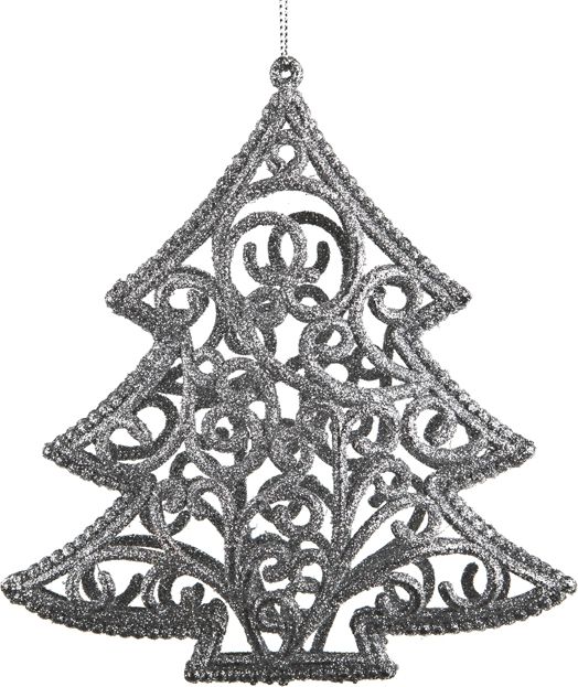 Witek Home Choinka srebrna 15cm