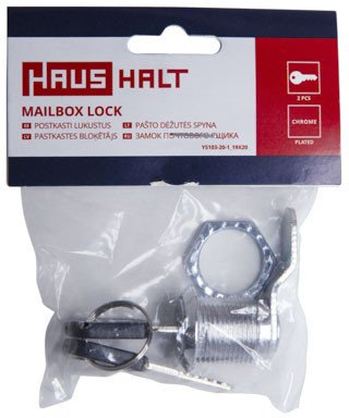 LOCK MAILBOXYS103-20-1 D19X20MM CHROM
