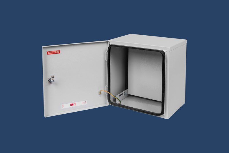 Karwasz Rozdzielnica n/t IP54 z płytą szara RH-1