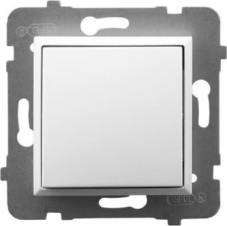 Ospel Aria Łącznik jednobiegunowy biały (ŁP-1U/m/00)