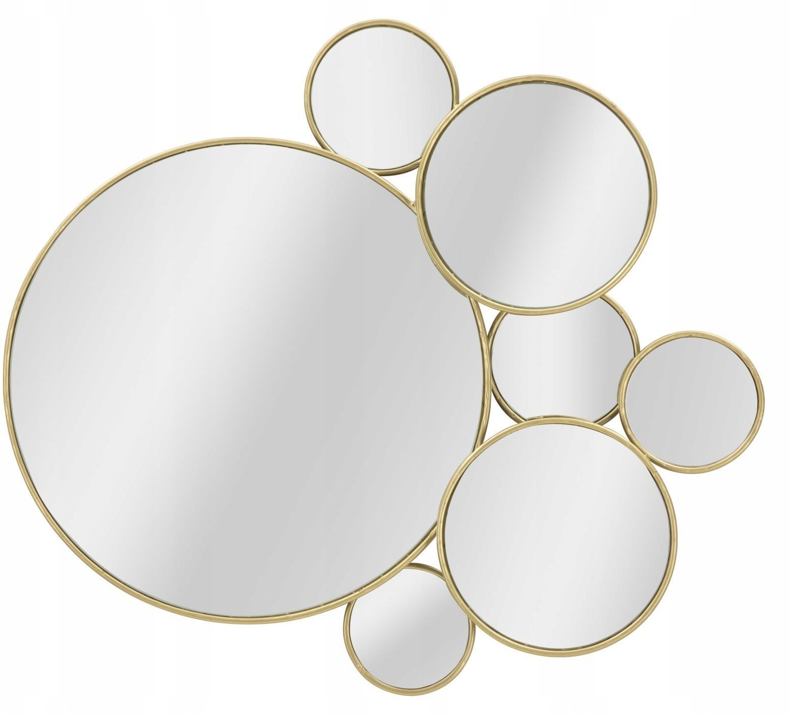 Selsey Lustro ścienne, kompozycja z luster różnych rozmiarów, 81 x 73 cm