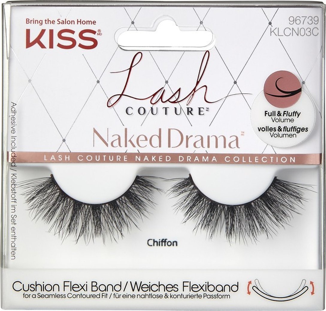 Kiss Lash Couture Sztuczne rzęsy Naked Drama - Chiffon