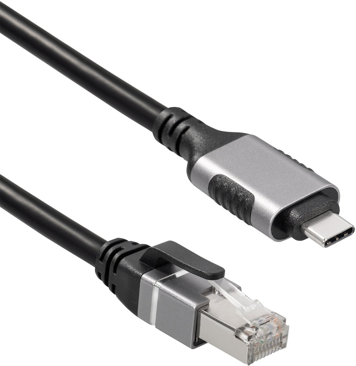 Adapter USB Cordial Maxtrack USB-C® / RJ45 Adapter sieciowy CAT 6 [1x USB-C® stik - 1x RJ45-stik] 1 m Czarny