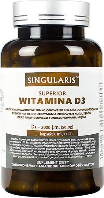 Singularis-Herbs WITAMINA D3SINGULARIS 2000j.m.60 KAPS.