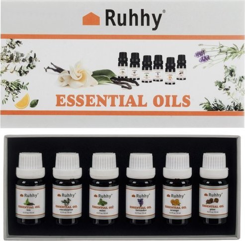 Dyfuzor zapachowy Ruhhy Olejek eteryczny- zestaw 6szt. 10ml Ruhhy 21939