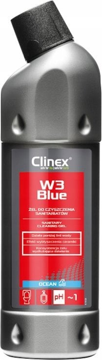 Clinex Żel CLINEX W3 Blue, do czyszczenia sanitariatów, 1l