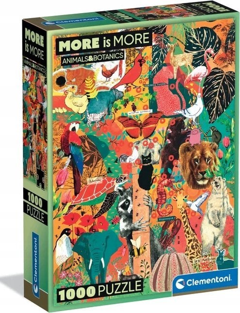 Clementoni Puzzle Compact Animals & Botanics 1000 elementów (37073)