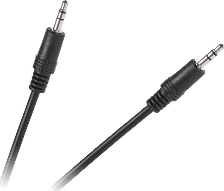 Kabel Jack 3.5mm - Jack 3.5mm 0.6m czarny (LEC-KPO2743-0.6)