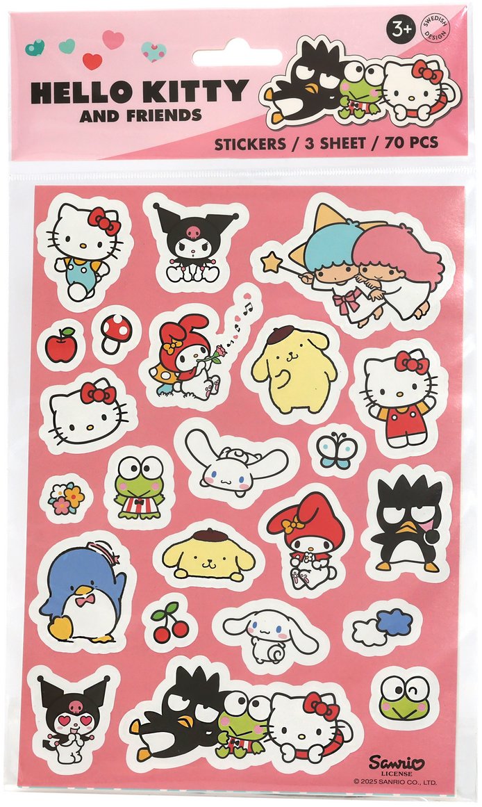 Zestaw naklejek Hello Kitty 70szt