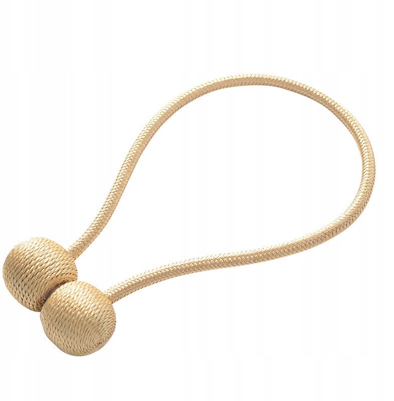 SPINKA ZAPIĘCIE ZASŁON Firan KLAMRA MAGNES Beżowa