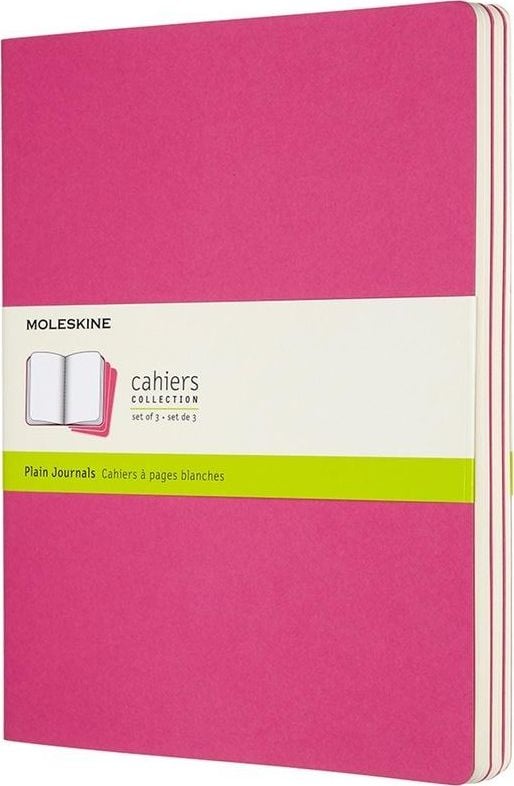 Moleskine Zestaw 3 zeszytów Cahier Journals 19x25 gładki