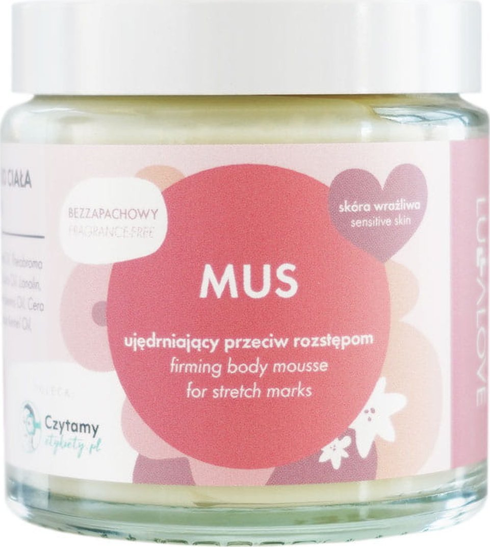 Lullalove Mus do ciała przeciw rozstępom intensywna kuracja 120ml