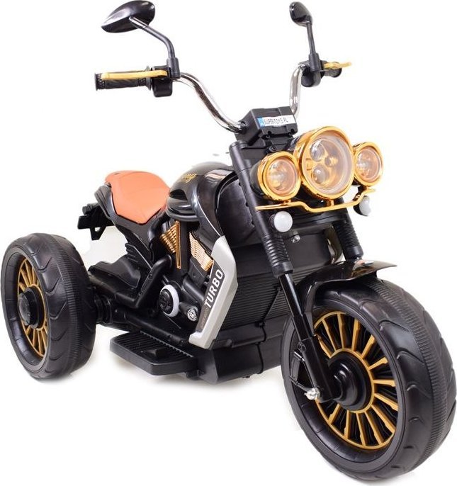 Import SUPER-TOYS WIELKI MOTOR CHOPPER, MIĘKKIE KOŁA, MIĘKKIE SIEDZENIE/BDL1388