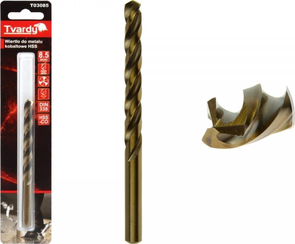 Wiertło Geko WIERTŁO DO METALU KOBALTOWE HSS M35 8,5 MM (1/48/288) T03085 GEKO