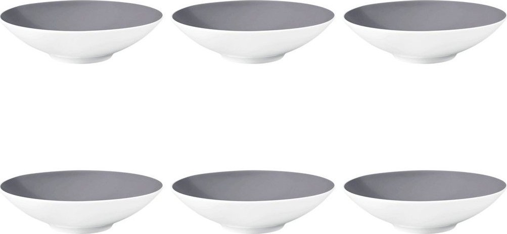 Komplet 6 talerzy porcelanowych do zupy 20 cm - Seltmann Weiden