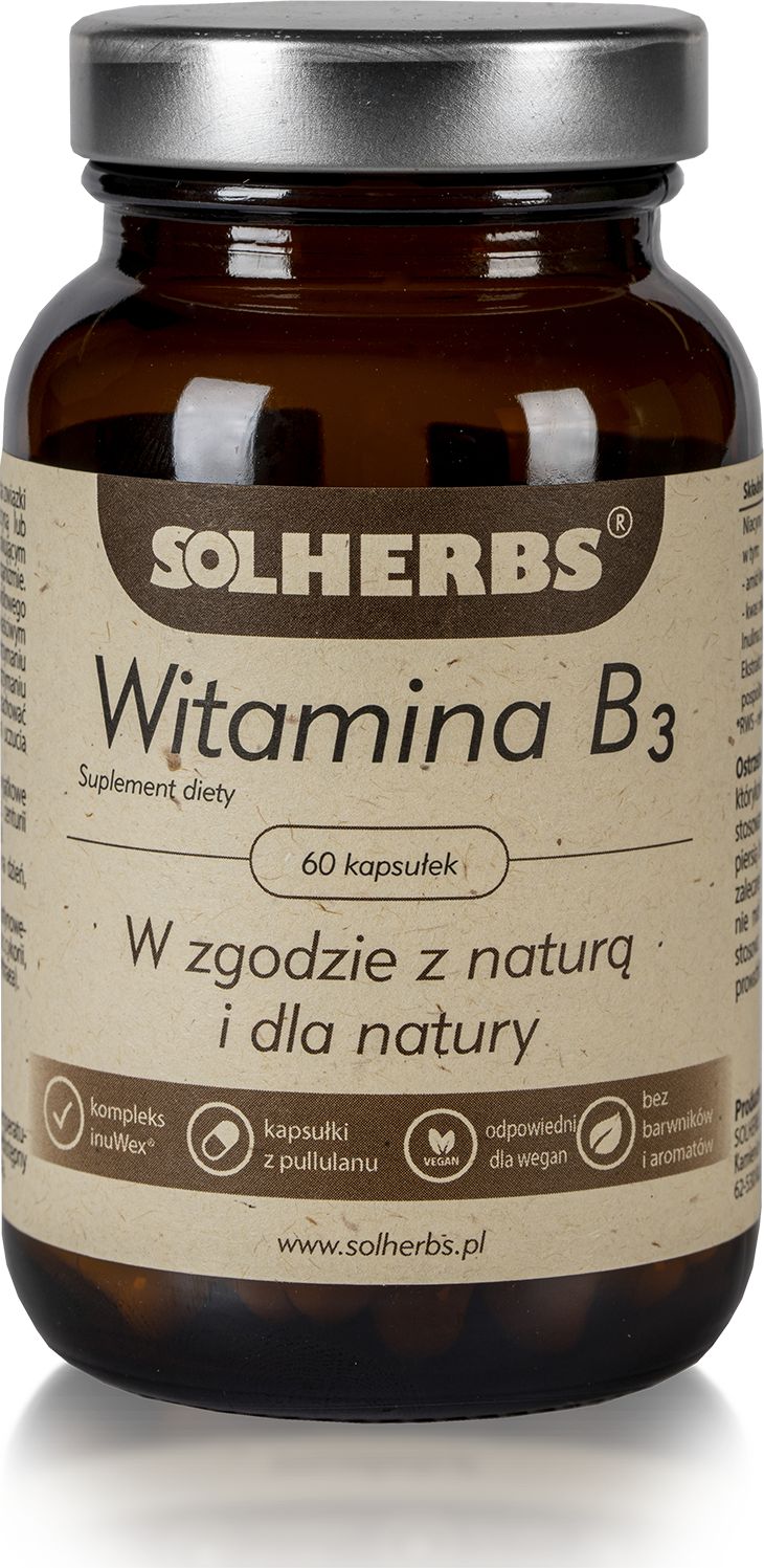 SOLHERBS Witamina B3 niacyna SOLHERBS