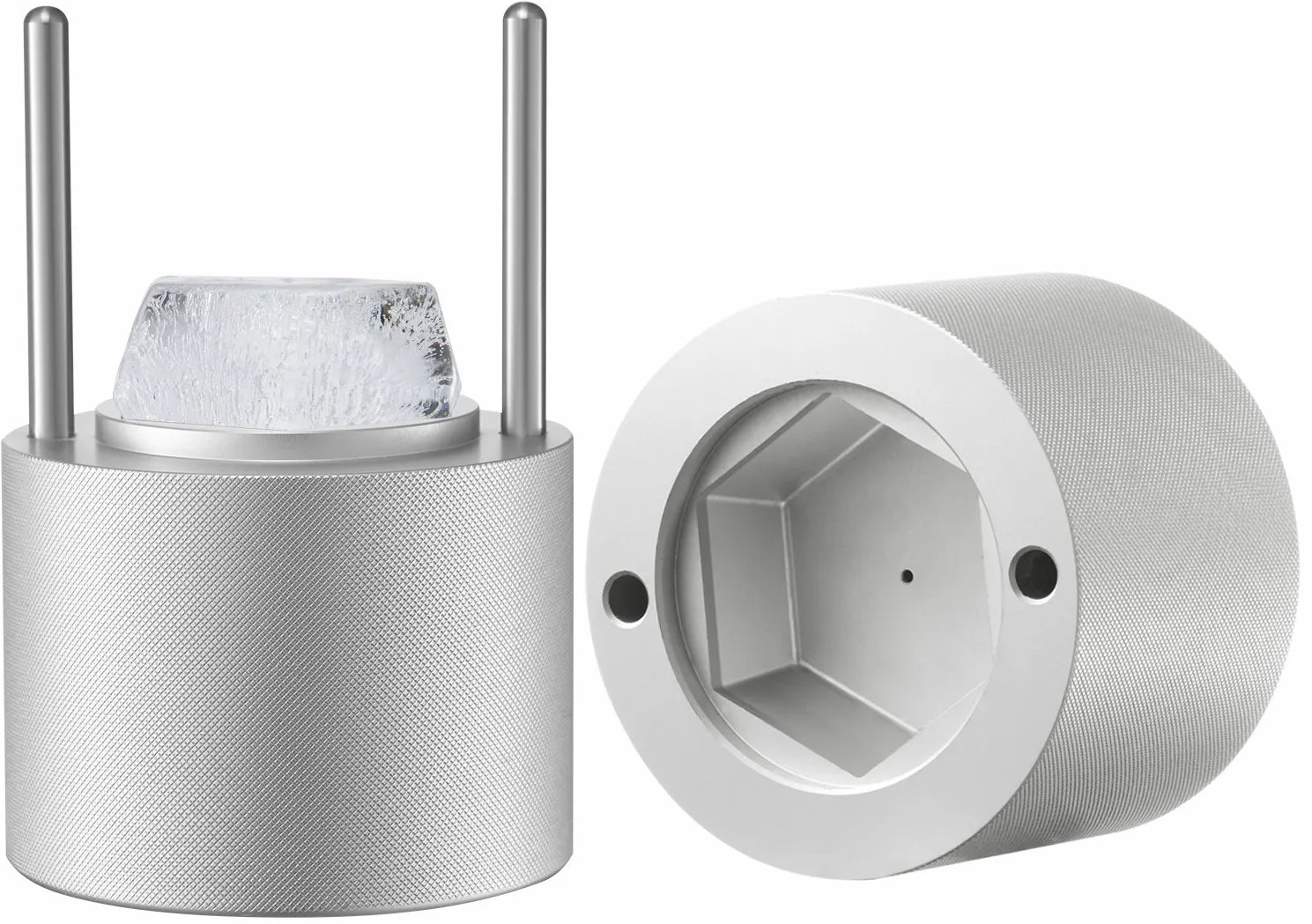 Prasa do diamentowych lodów 60mm aluminiowa z akcesoriami do drinków