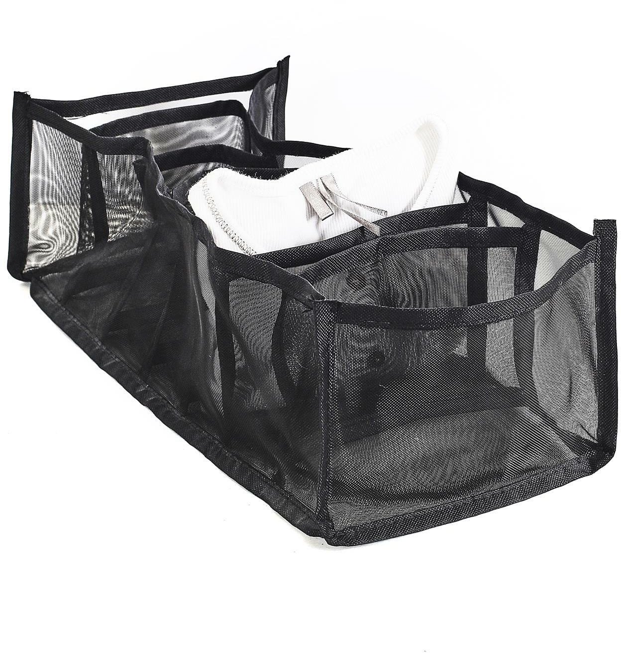 INTESI ORGANIZER DO SZUFLADY Z BIELIZNĄ CZARNY