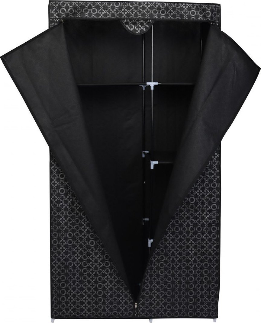 Saska Garden GARDEROBA SZAFA TEKSTYLNA 90X45X170 CM ORNAMENT