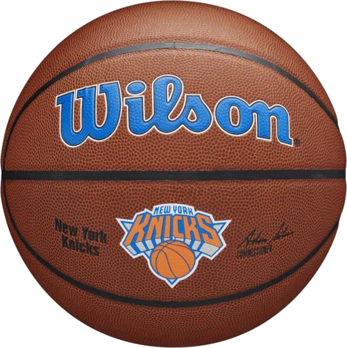 Wilson Piłka do koszykówki Team Alliance New York Knicks Brązowa r. 7 (WTB3100XBNYK)