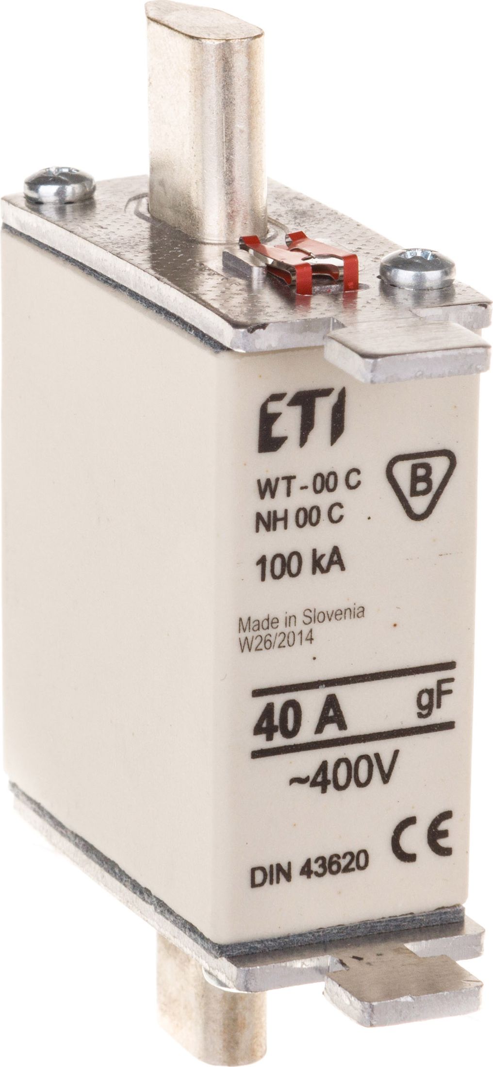 Eti-Polam Wkładka bezpiecznikowa NH00C 40A gF 400V (004119203)