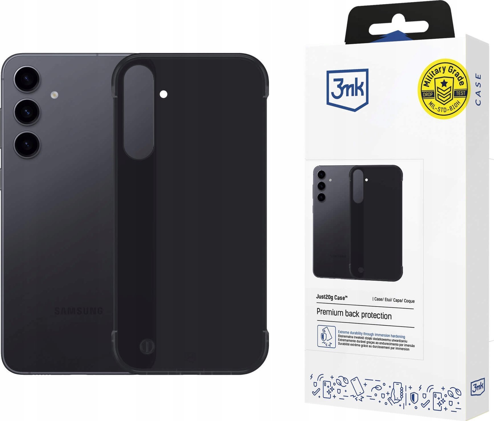 3MK Etui Just20g Matt Case do Samsung Galaxy S24+