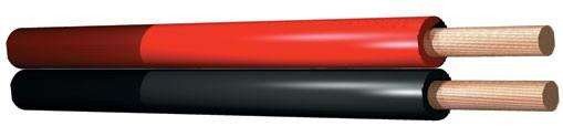 Kabel głośnikowy RX20 2x0.75 Red&Black PD connex 1M one size