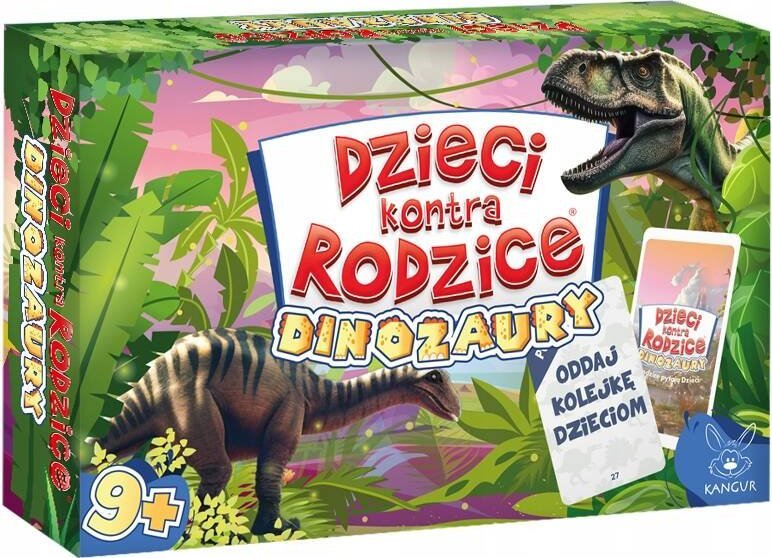Kangur Dzieci kontra rodzice gra Dinozaury 40605
