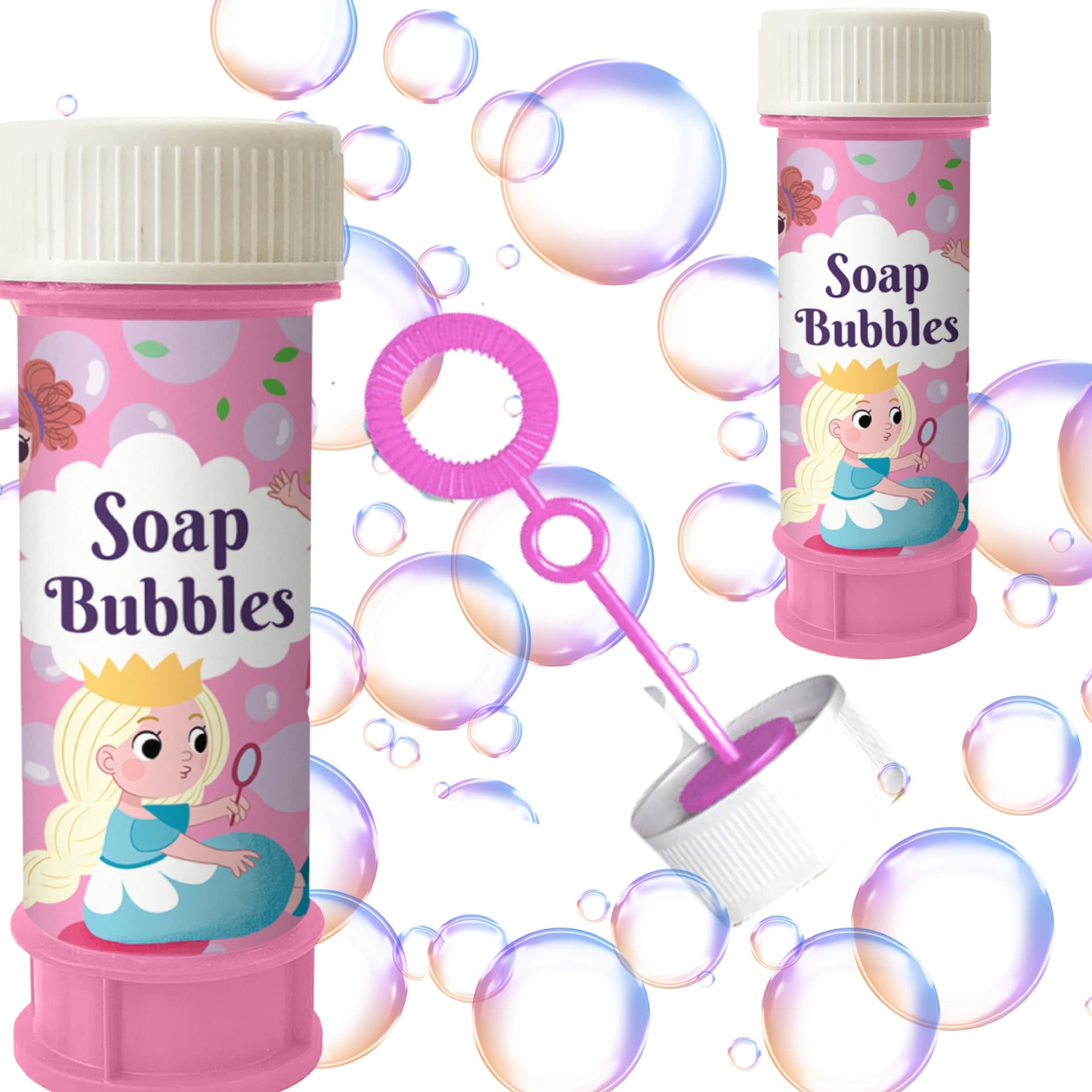 Dodo Zestaw Do Tworzenia Baniek Bańki Mydlane Księżniczki Dla Dzieci Płyn 60 ml