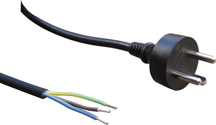Kabel zasilający Roline ROLINE 30.16.9028 kabel zasilające Czarny 3 m Wtyczka zasilająca typu K