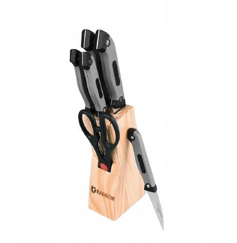 ZESTAW NOŻY KOMPLET 7 ELEMENTÓW W BLOKU ZE STOJAKIEM MAESTRO MR-1407