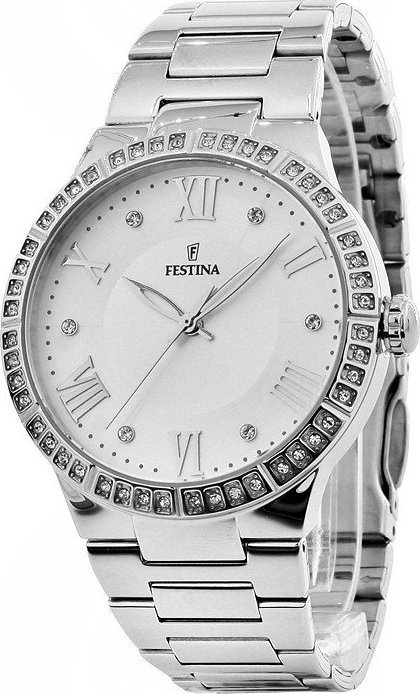 Zegarek Festina Zegarek damski Festina F16719-1 srebrny