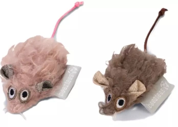 Beeztees Zabawka Dla Kota Puszyste Myszki 2szt 14cm