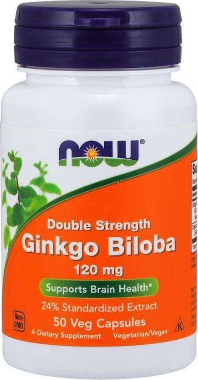 NOW Foods NOW Foods Ginkgo Biloba 120mg 50 kaps. - NOW/085